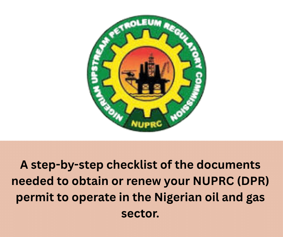 NUPRC (DPR) Permit Requirements